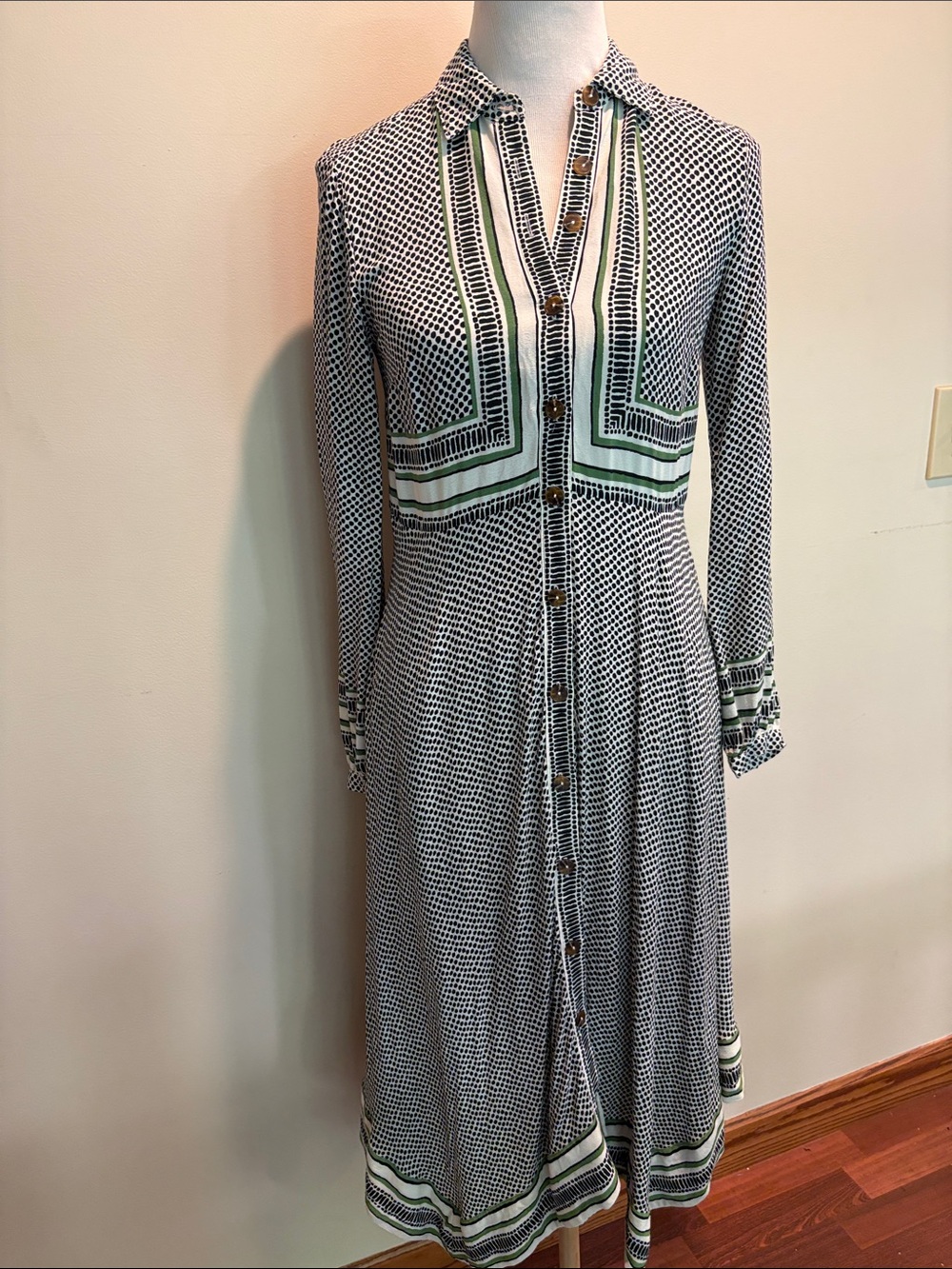 Maeve Anthropologie Constantine midi dress size 2